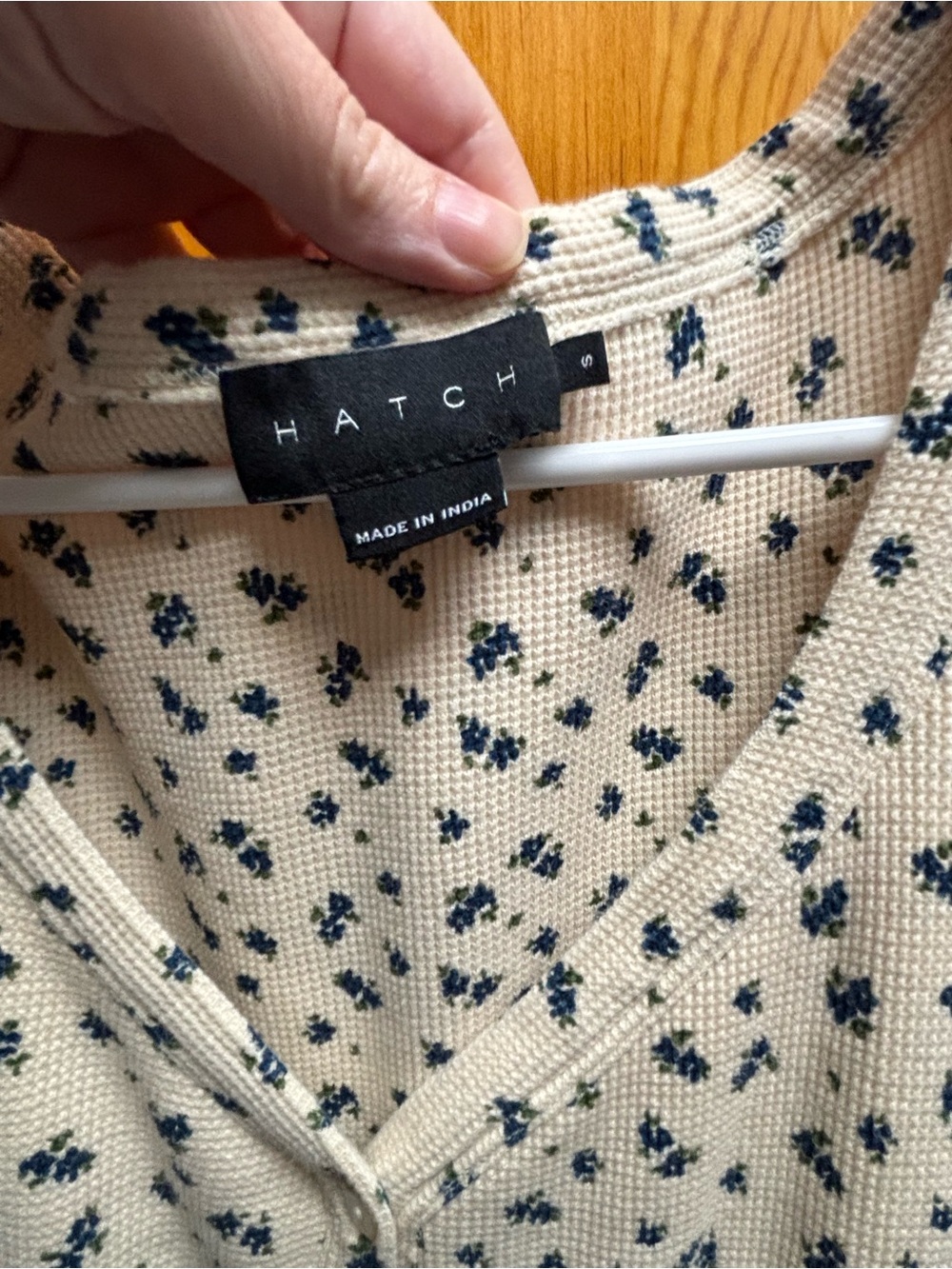 Hatch - Printed Waffle Nursing Dress - Picture 4 of 6